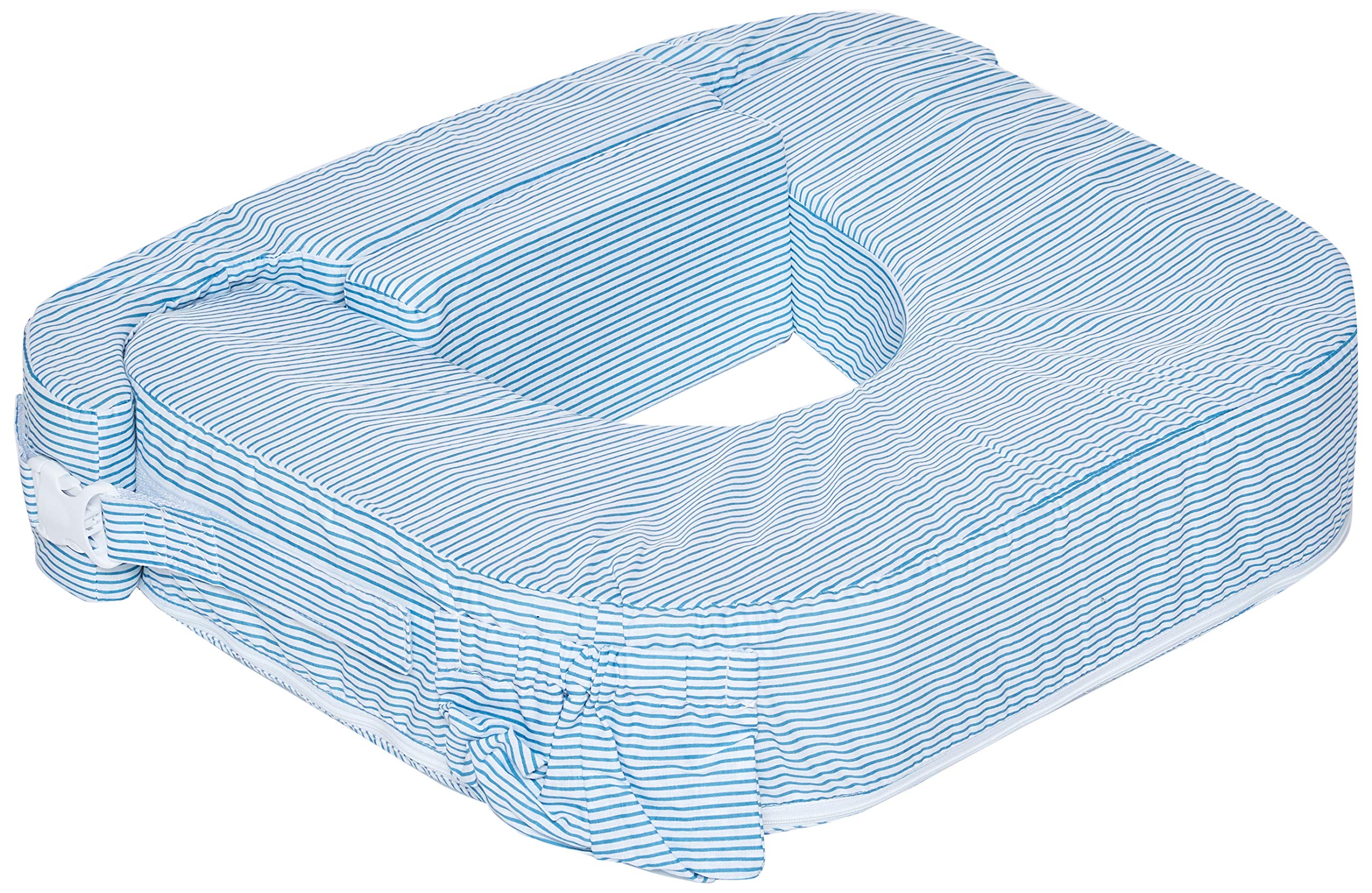 My Brest Friend Twin Plus Pillow- BLUE WHITE STRIPE