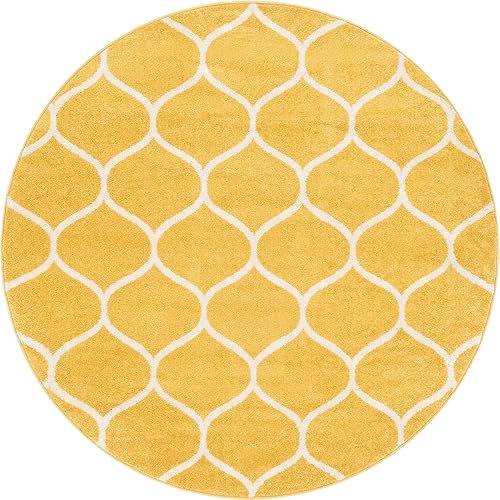 Miniatura 349 de Rugs.com Lattice Frieze Collection Alfombra – 4 x 6 pies, alfombra mediana negra perfecta para salas de estar, comedores grandes, planos abiertos