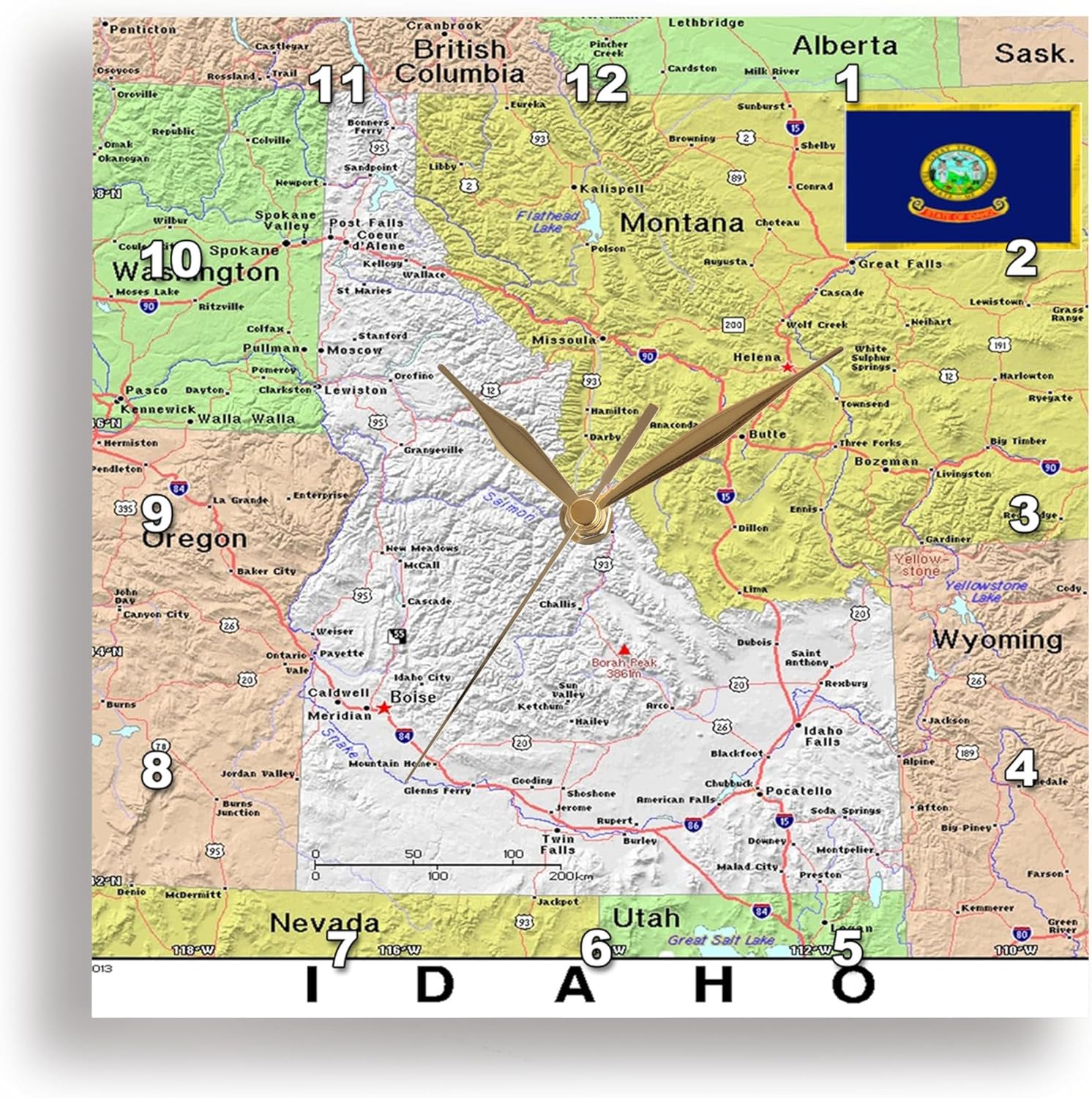 3dRose Garden Flag, White