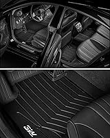 Vista 9 de 3W Alfombrillas de suelo aptas para Benz E-Class 2017-2023 TPE para todo tipo de clima, ajuste personalizado para E300, E320, E400, E350, E63, E550