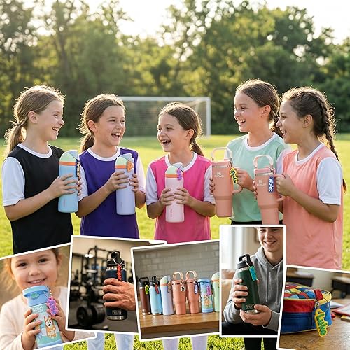 Miniatura 3 de Etiqueta de nombre personalizada para botellas de agua etiqueta personalizada para bolsa con cable de acero inoxidable