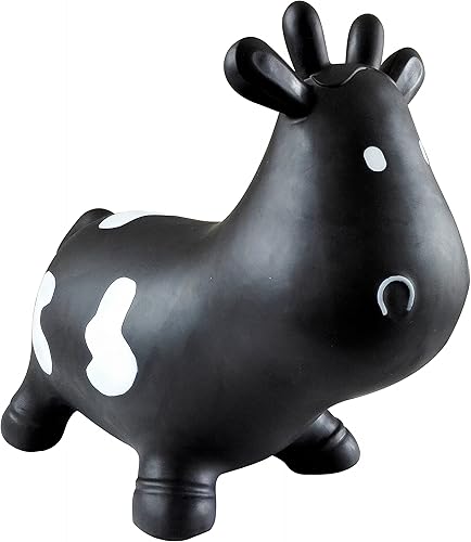 Miniatura 3 de AppleRound Tolva inflable de animales hinchables - Caballo, vaca o unicornio - Gorila de tolva espacial para niños con bomba de mano - Juguete de