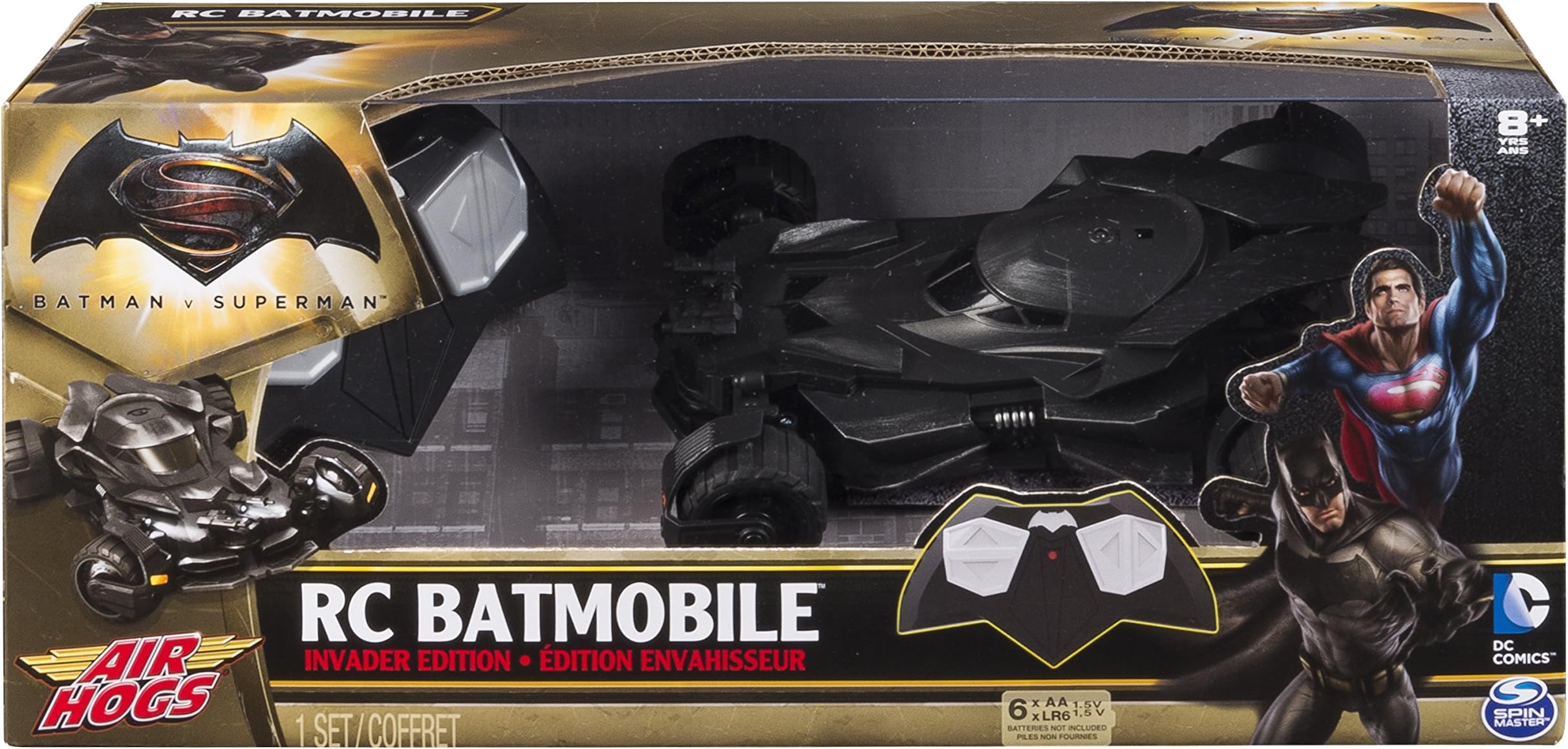 Air Hogs 6028750 1:24 Scale Batmobile Toy