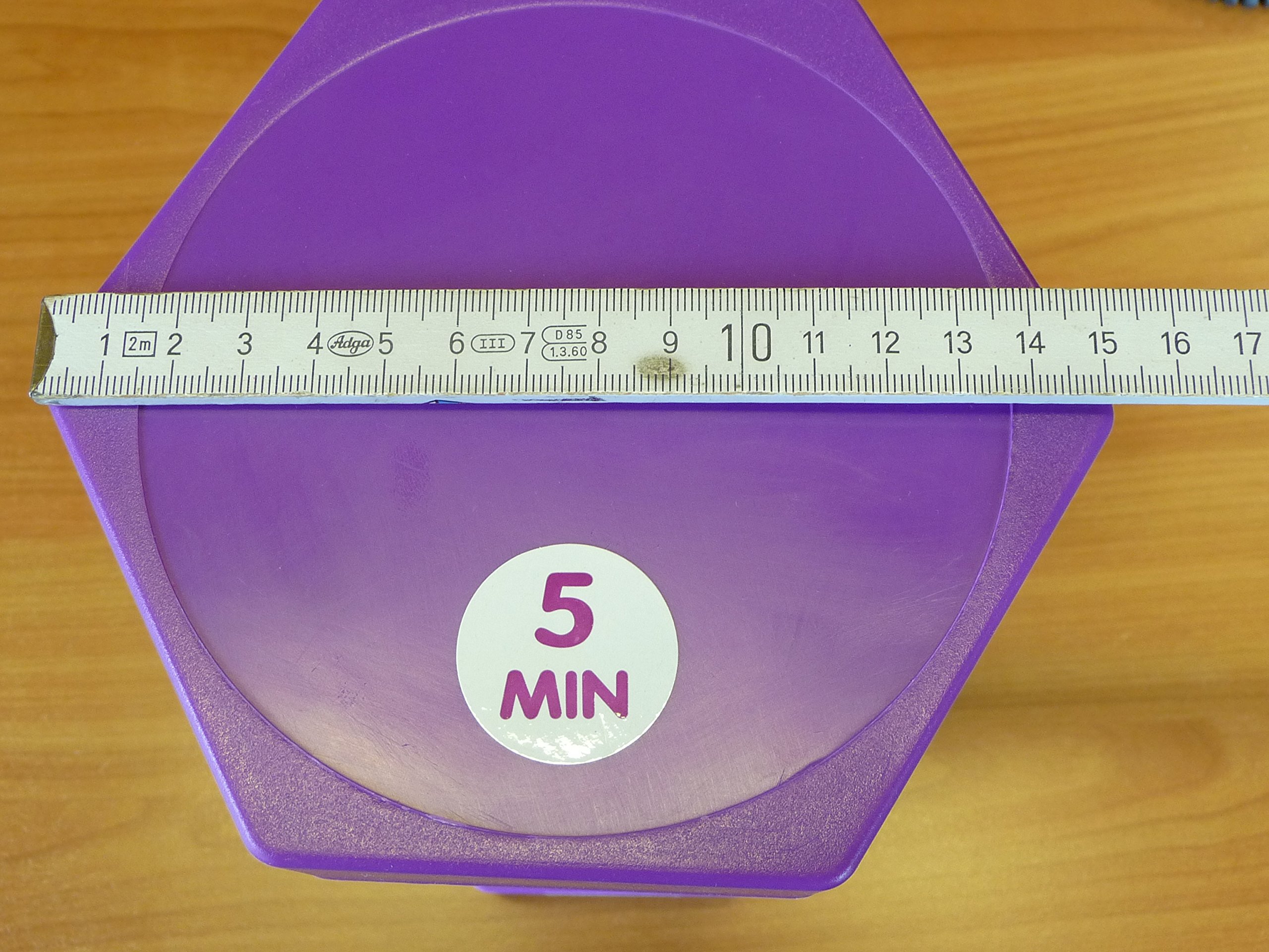 Sanduhr MEGA Höhe 30cm mit 5 Minuten Laufzeit in TOP QUALITÄT
