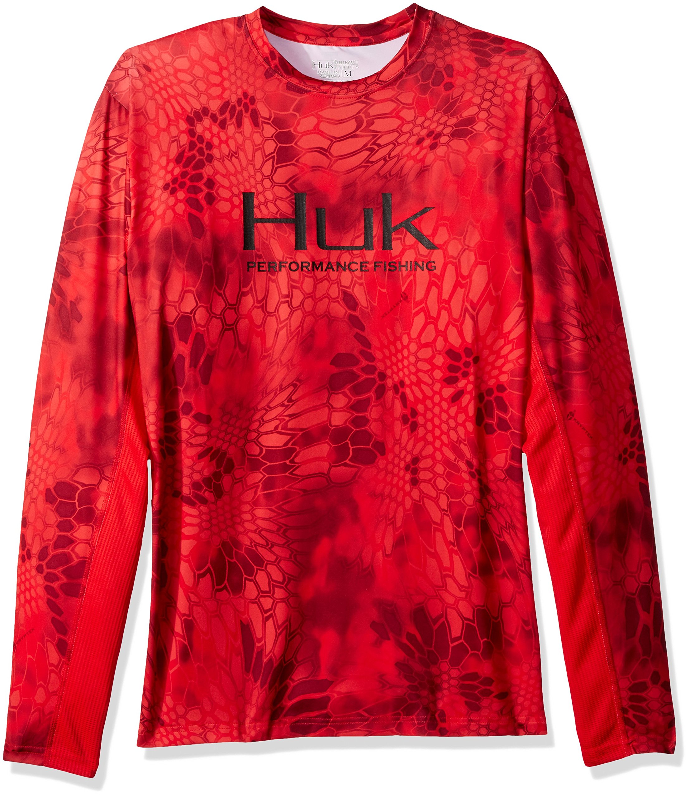 Huk performances Pêche pour homme Kryptek raglan Chemise à manches longues – H1200022ty2 moyen Yeti/Grey