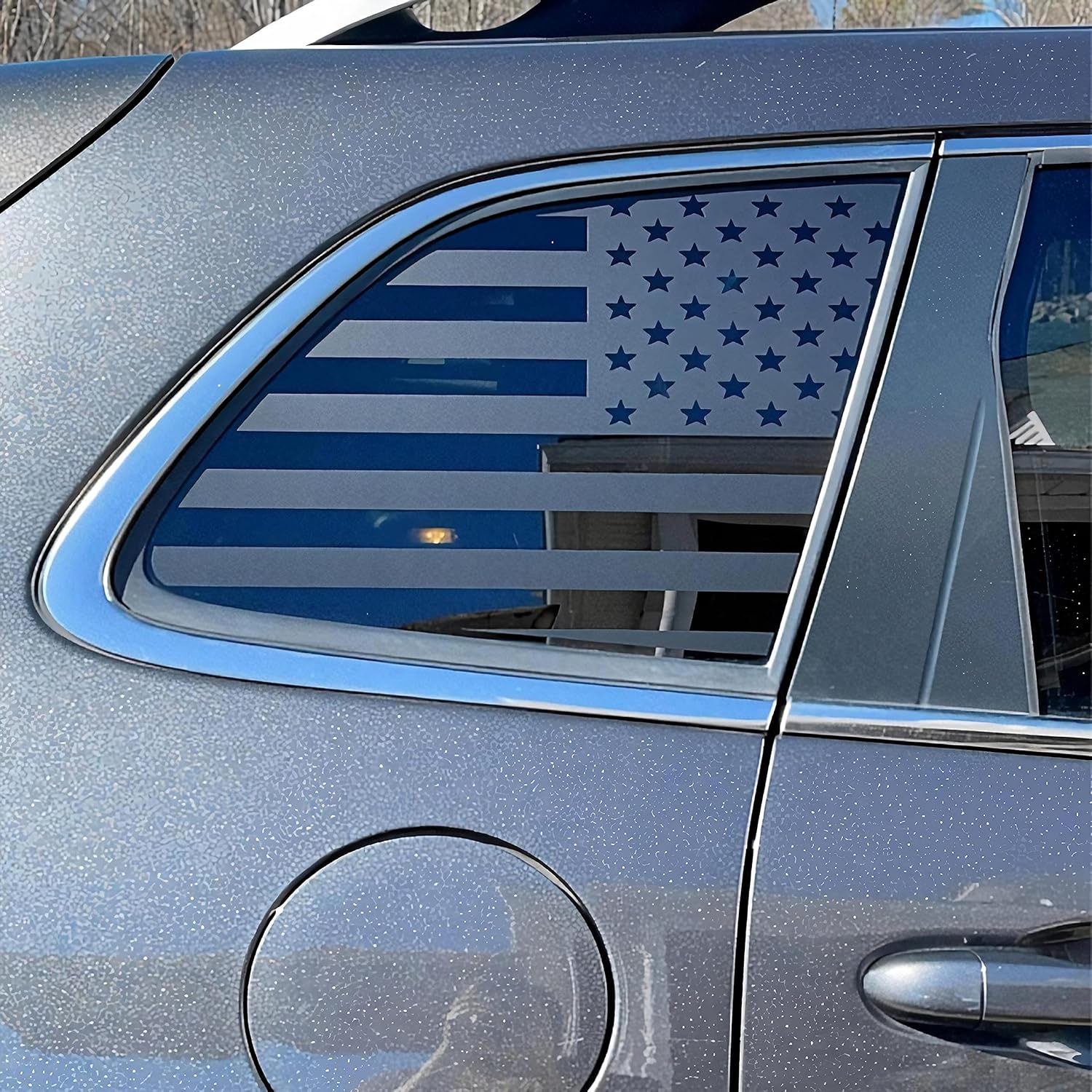 XPLORE OFFROAD American Flag Window Decals Precut to Fit Jeep