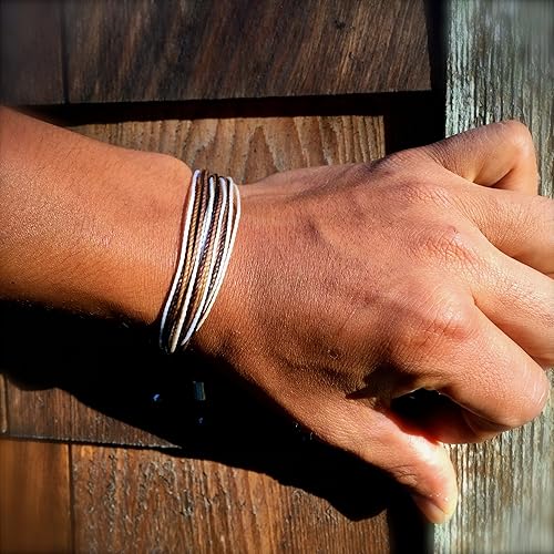 Miniatura 299 de Surfer Bracelets for Men - Handmade Surfer Rope Adjustable Friendship Bracelets - Surf String Bracelet for Couple Women Men Waterproof Beach Jewelry