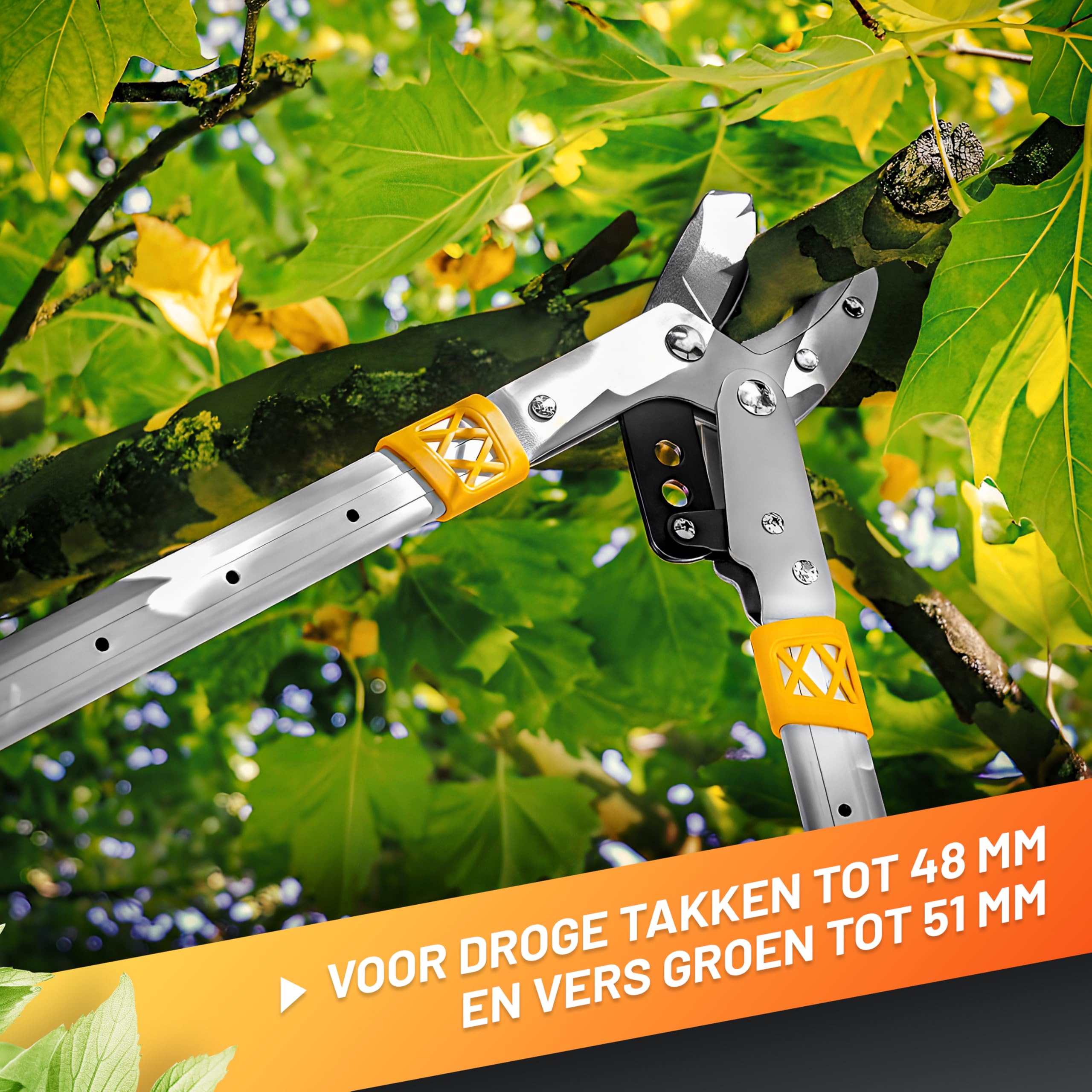 GRÜNTEK Telescopische takkenschaar XT 685-1015 mm Anvil Smart-Cut