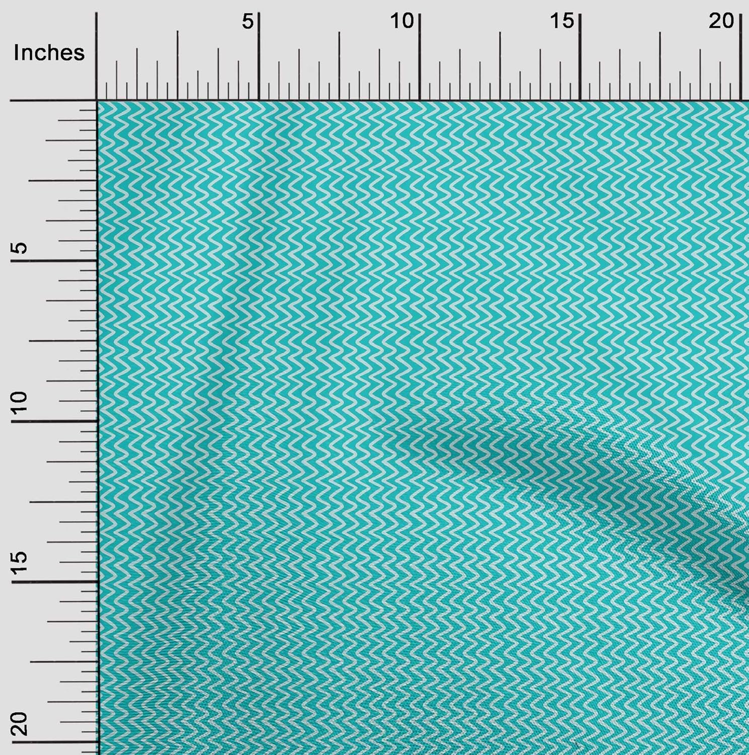 oneOone Cotton Jersey Lime Green Fabric Ethnic Block Quilting Supplies Print Sewing Fabric by The Yard 58 Inch Wide