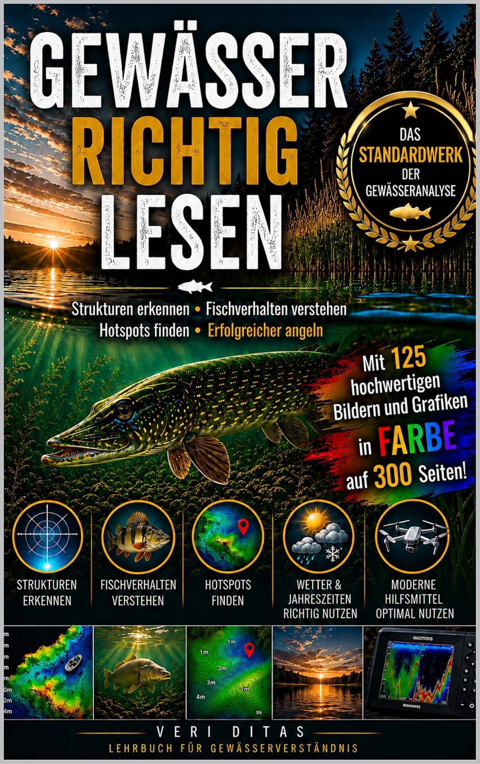 GEWÄSSER RICHTIG LESEN: Strukturen erkennen • Fischverhalten verstehen - Hotspots finden • Erfolgreicher angeln (German Edition)