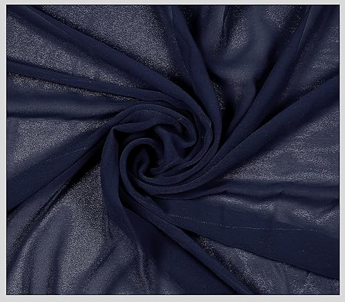 VDS Tela de gasa, 15 yardas de largo continuo, 44 pulgadas de ancho, paño de arco transparente suave para bodas, compromisos, eventos, fiestas,