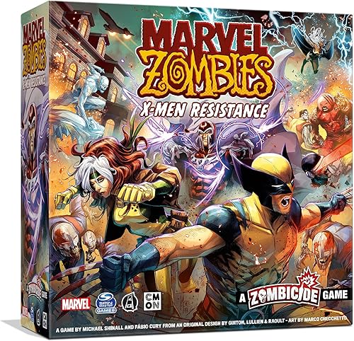 CMON Marvel Zombies X-Men Resistance (Core Box) - Juego de mesa de estrategia, juego cooperativo para niños y adultos, juego de mesa zombi, a partir