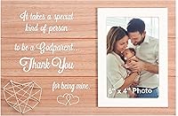 Vista 23 de Regalo de Propuesta para Madrina Marco de Fotos Único para Madrina Recuerdo - Regalo de Agradecimiento - Marco para Bautizo y Bautismo para Madrina