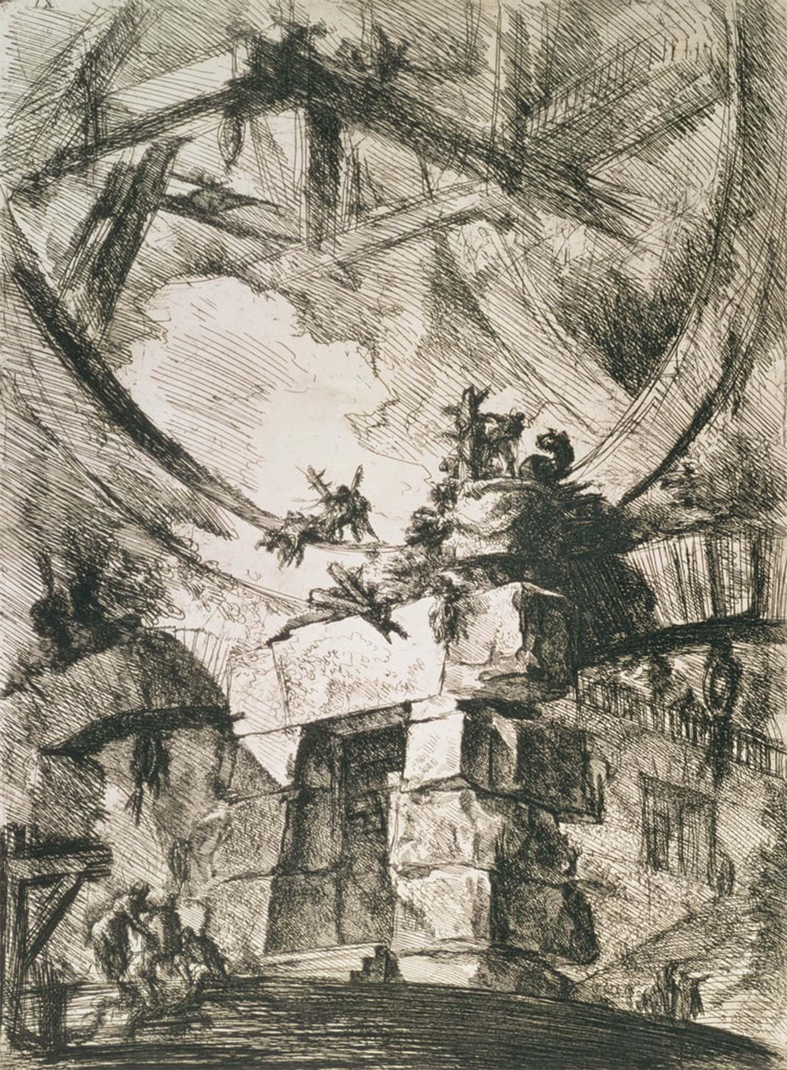 Tableaux Graffiti Art Mural Piranesi Carceri D'invenzione 60x90cm - 5