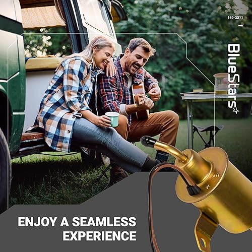 Miniatura 7 de BlueStars 149-2311 Bomba de combustible eléctrica de 12 V  Compatible con generador Onan Cummins 4KW Microlite MicroQuiet Airtex 4000 4KW RV