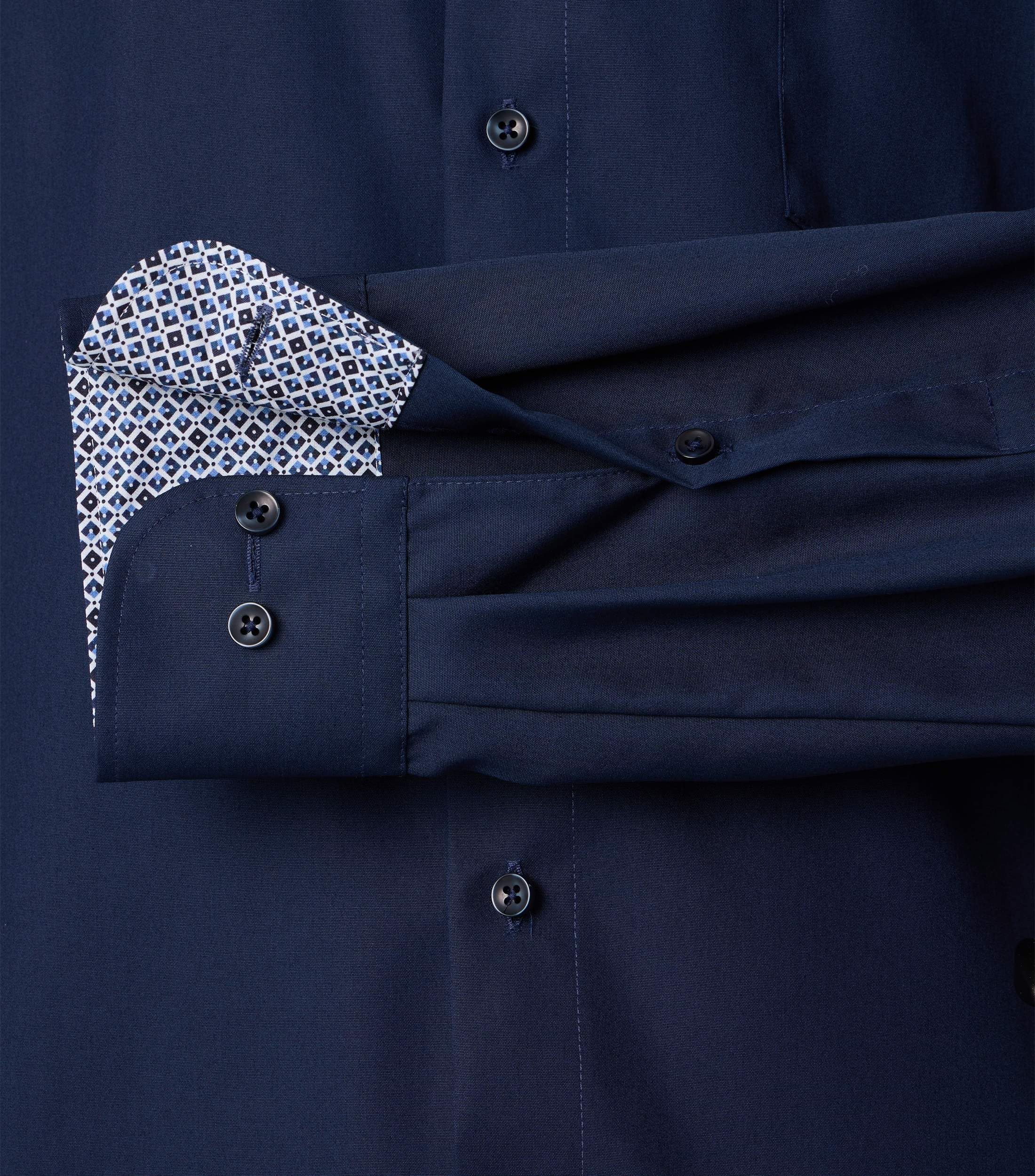 CASAMODA - Comfort Fit - Herren Businesshemd (323942700), Größe:45, Farbe:Blau (117)