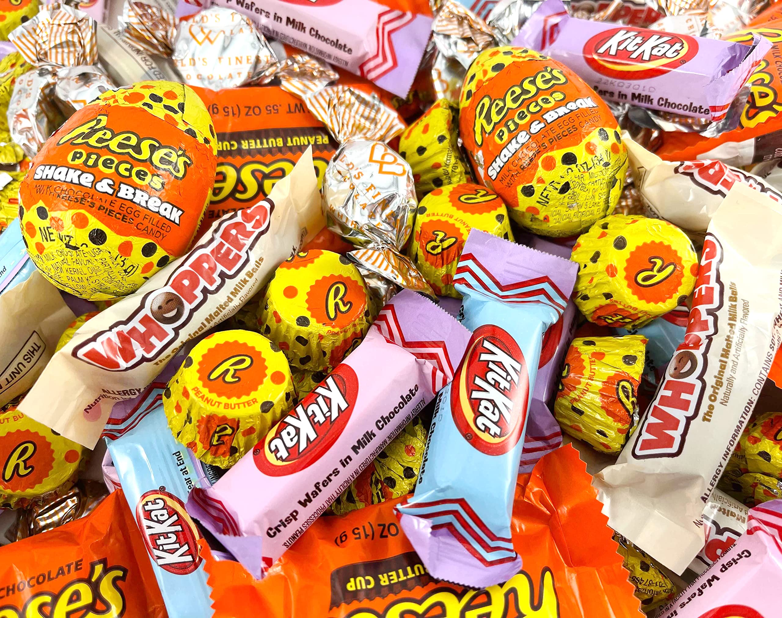 Buy Chocolate Candy Assortment Peanut Butter Cups, Eggs, KITKAT Bars