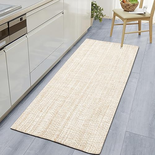 Miniatura 2 de RIANGI Alfombra tejida moderna de 2 x 6 pies, lavable, perfecta para decoración de entrada, ideal como alfombra de entrada o alfombra de pasillo,