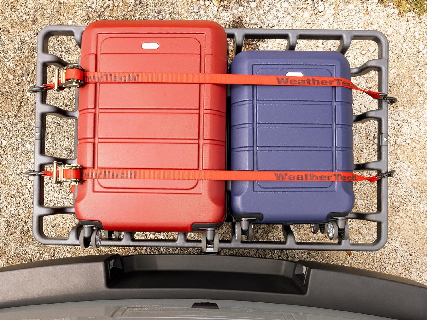 WeatherTech Hitch Basket Cargo Carrier 45"x28" 500lb. Load Capacity Aluminum Frame for 2" Hitch