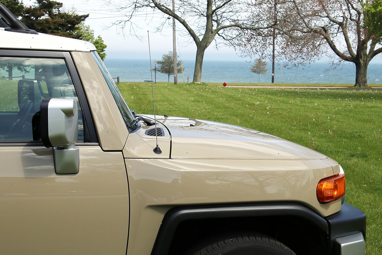 AntennaMastsRus - 21 Inch Stainless Antenna is Compatible with Jeep Wrangler JK - JL | Gladiator (2007-2024) Spring Steel