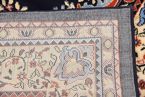 Vista 198 de Unique Loom Reza Collection- Alfombra, Polipropileno, Marrón Marrón/ marfil