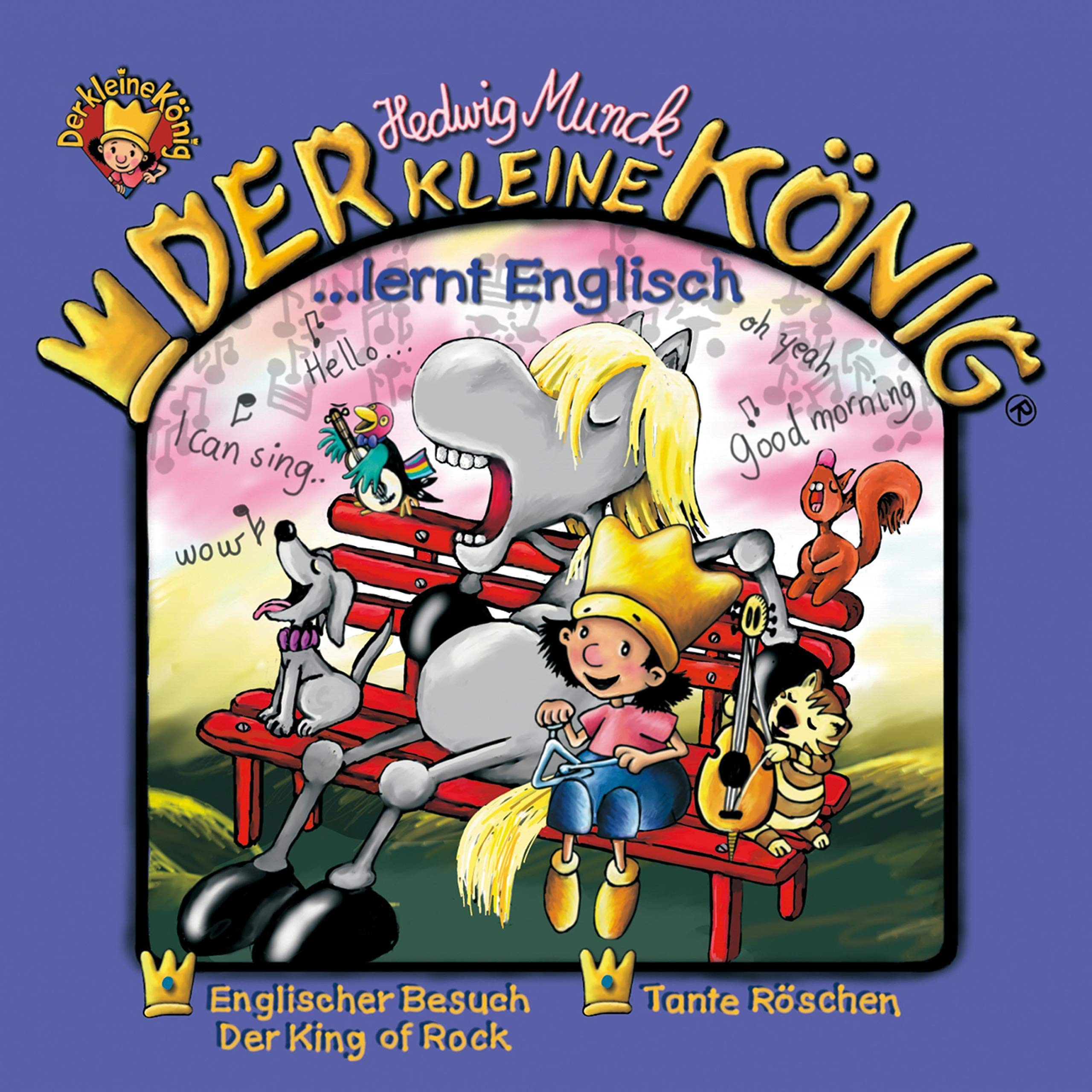 Cover art for Der kleine König lernt Englisch