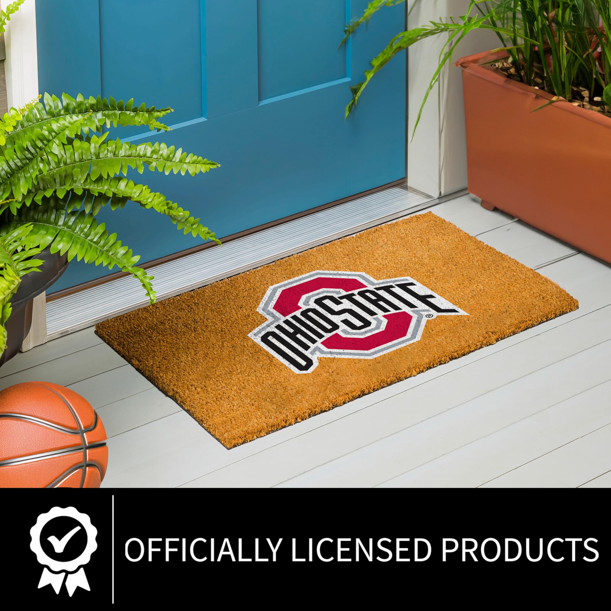 Amazon.com: NCAA Ohio State University Natural Coir Doormat