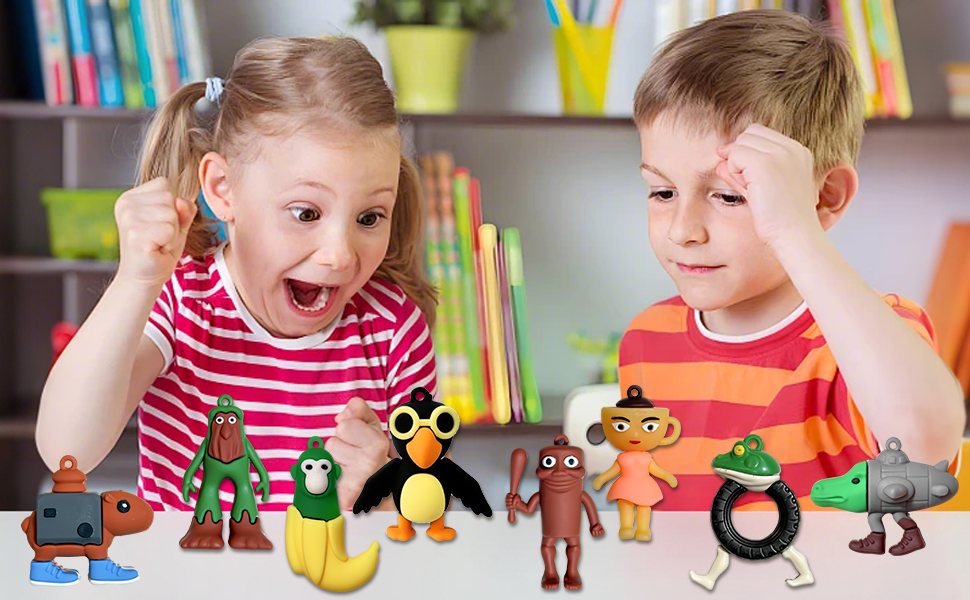 Amazon.com: DUMPOP 24PCS Italian Brainrot Action Figure,Tralalero