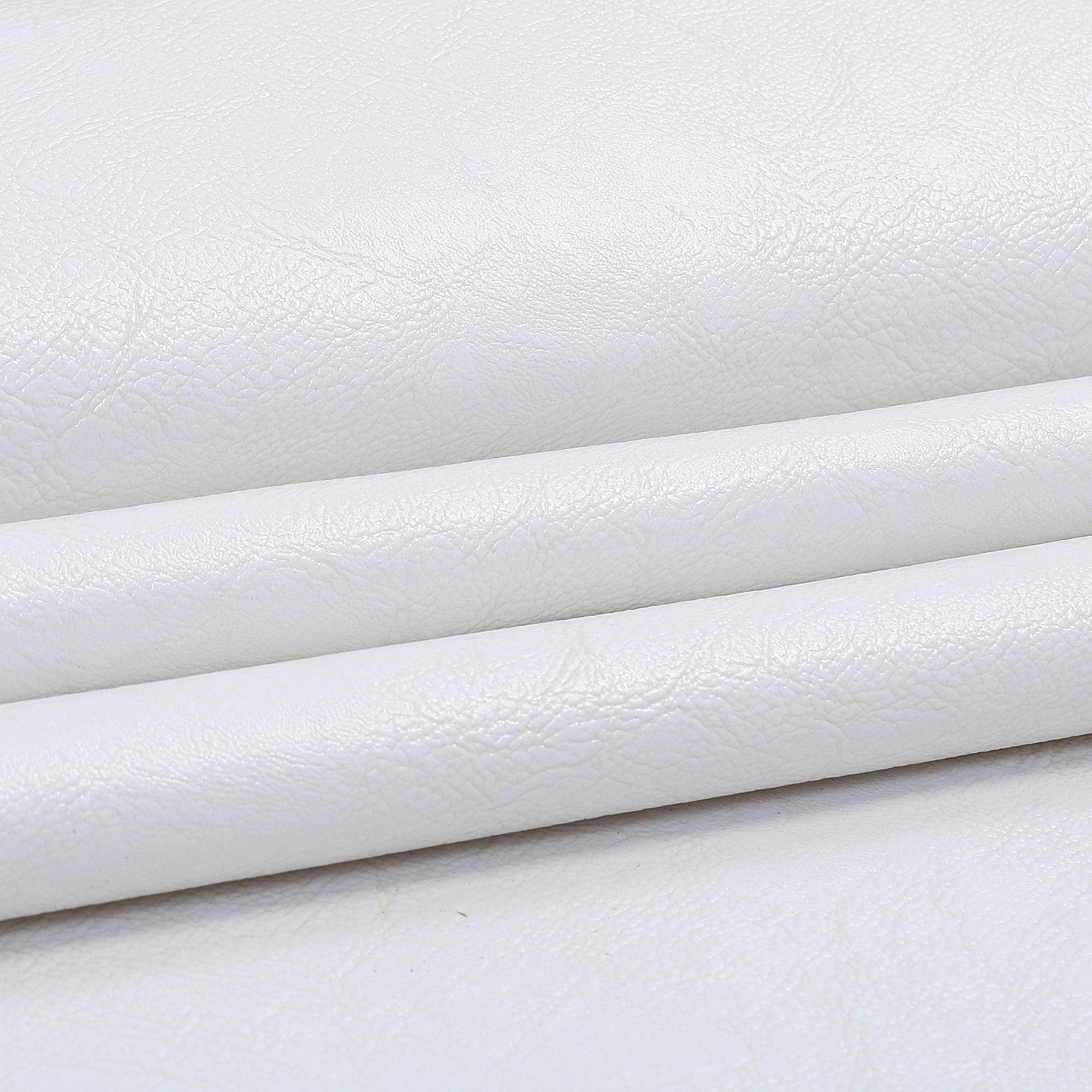 - SAE Rexine, Faux and Artificial Leather Fabric Car, Sofa, Chair and Auto Seat Cover (White)