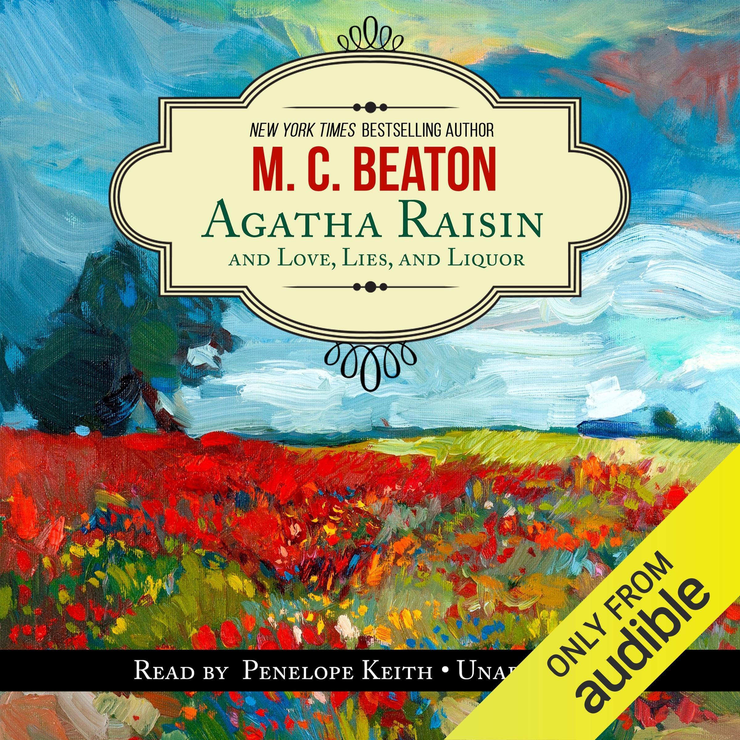 Cover art for Agatha Raisin and Love, Lies, and Liquor