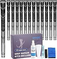 Vista 30 de Geoleap Golf Grips Set of 13- Grips with Tapes and Grips with All Repair Kits for Choice,Hybrid Golf Club Grips All Weather Contral, High Feedback &