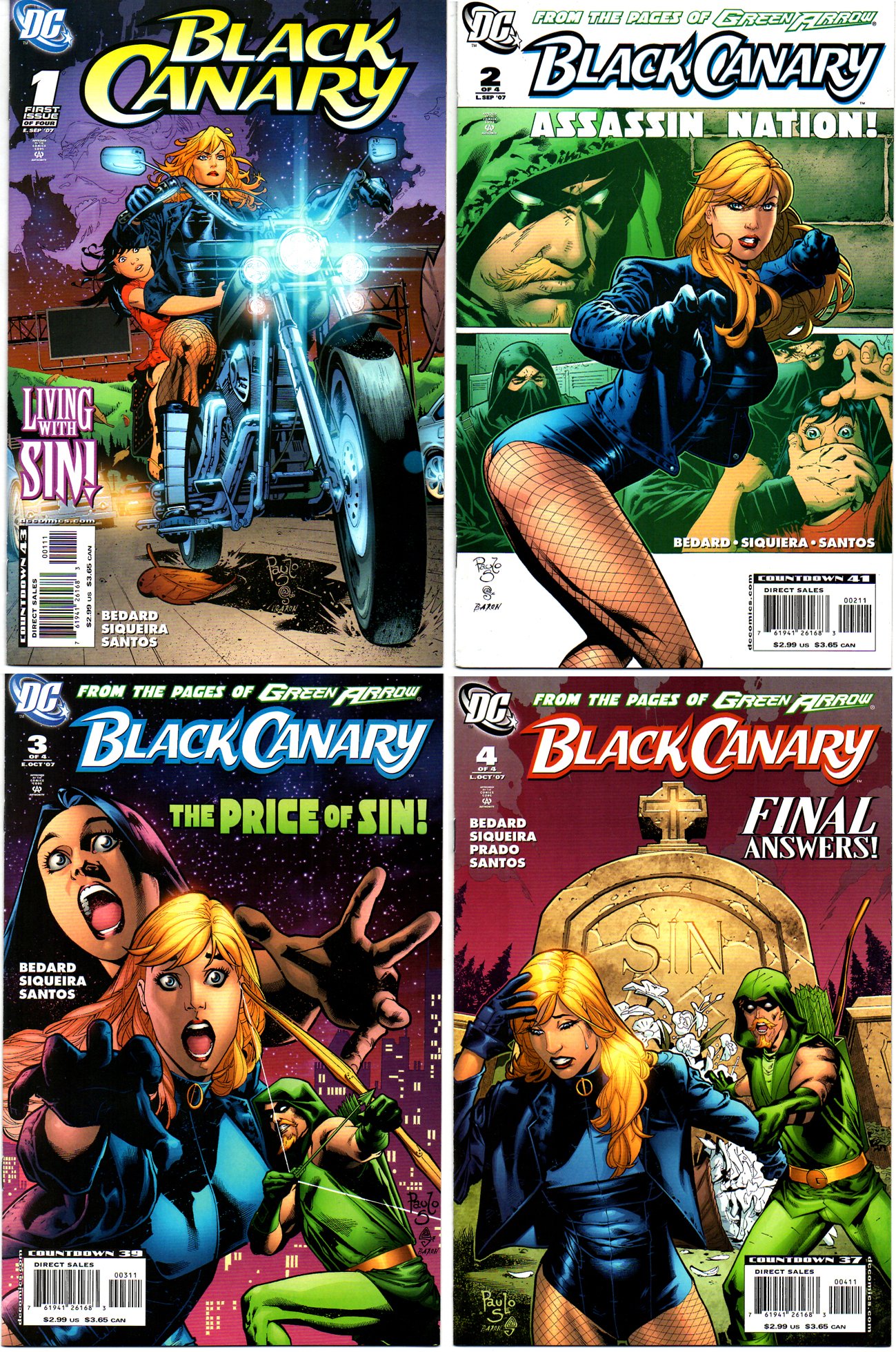 Amazon.com: Black Canary #1-4 Complete Limited Series (2007