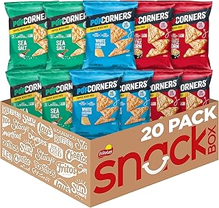 PopCorners Popped Corn Snacks, Core 3 Flavor Pack, 1 Ounce (Pack of 20) (Packaging May Vary)