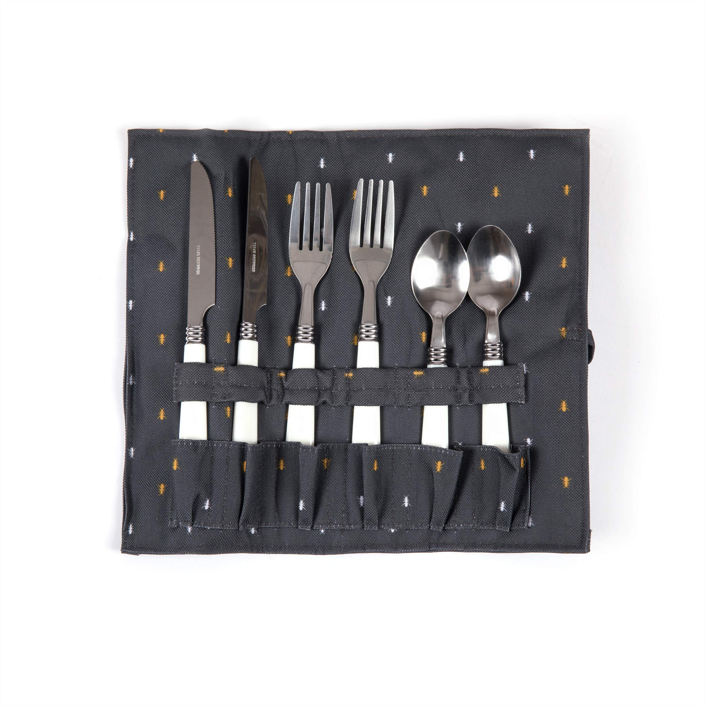 PICNIC TIME Piccadilly - Cesta de Picnic de Sauce con Servicio para Dos, colección Anthology