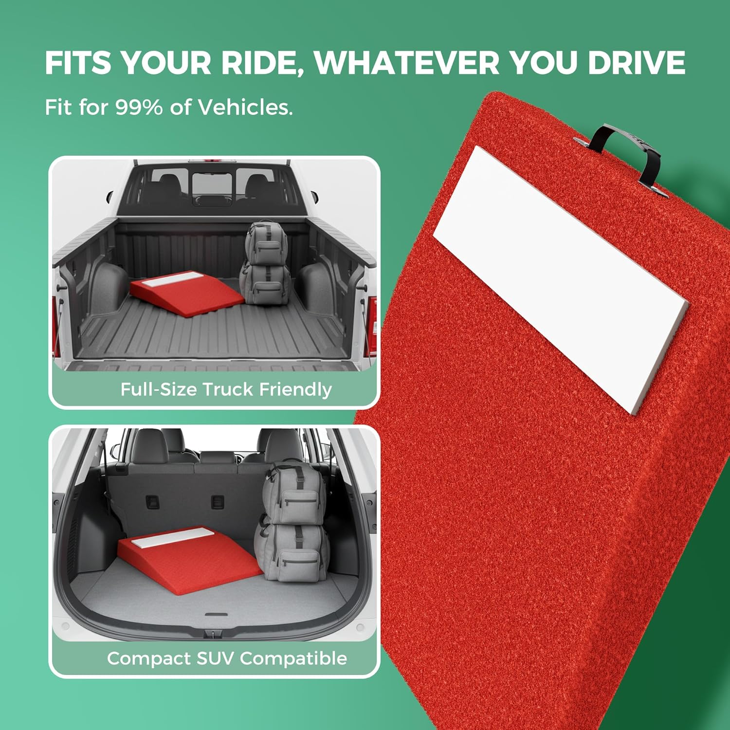 Portable Pitching Mound - Regulation Size with Professional Pitching Rubber & Antifade Turf - Pitchers Mound for Baseball Softball Training, Ideal for Youth, Indoor&Outdoor Use 30 x 30 x 4 Inch