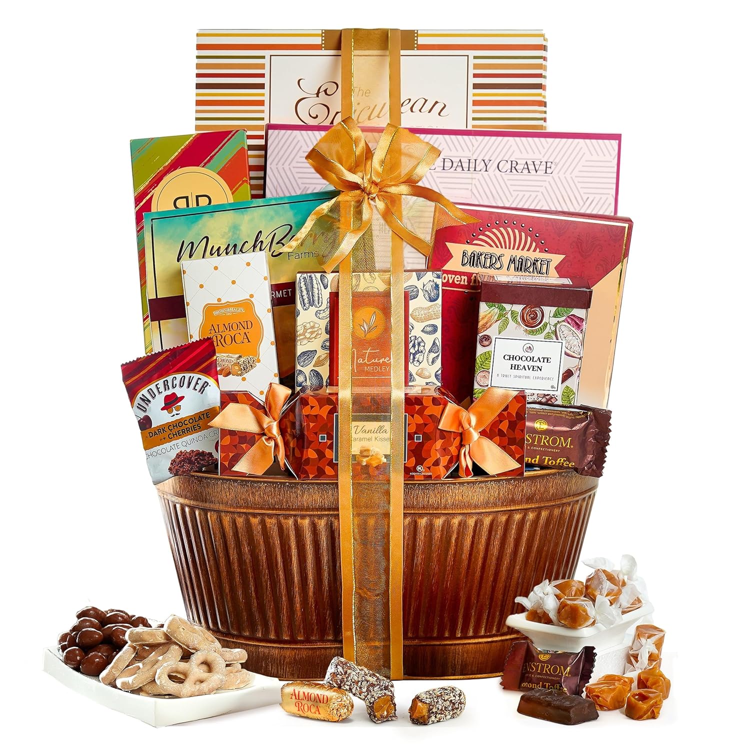 Broadway Basketeers Gift Basket Holiday Thanksgiving Gifts for Women Men Families Christmas Teacher College Appreciation Thank You Birthday