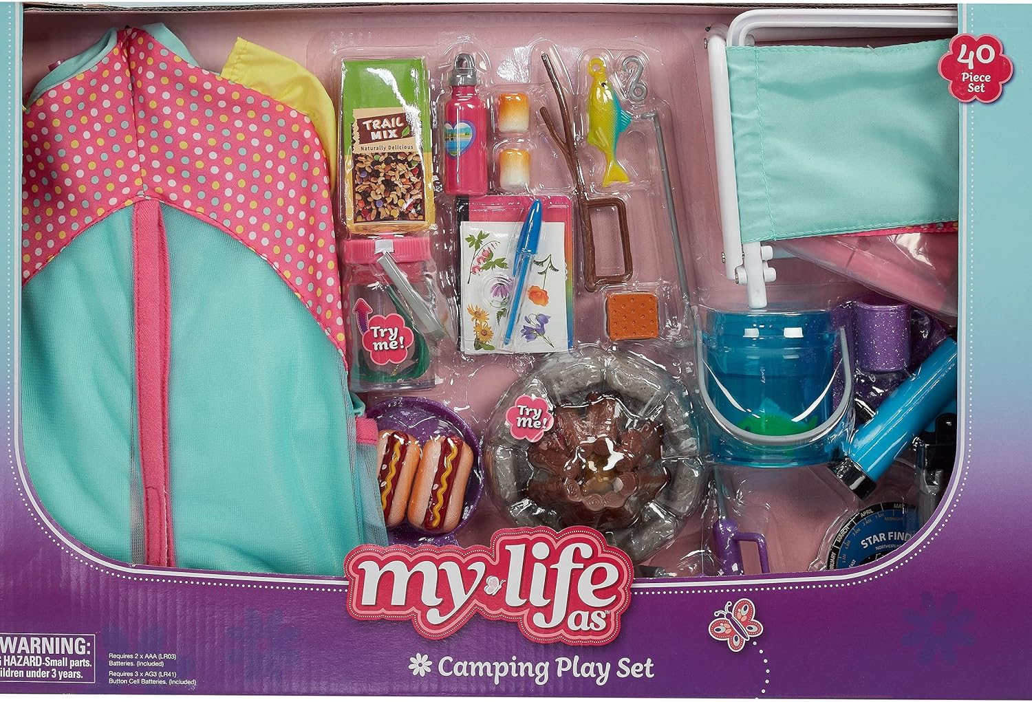 My Life As Camping Play Set Pop-Up Tent for 18 Nigeria Ubuy