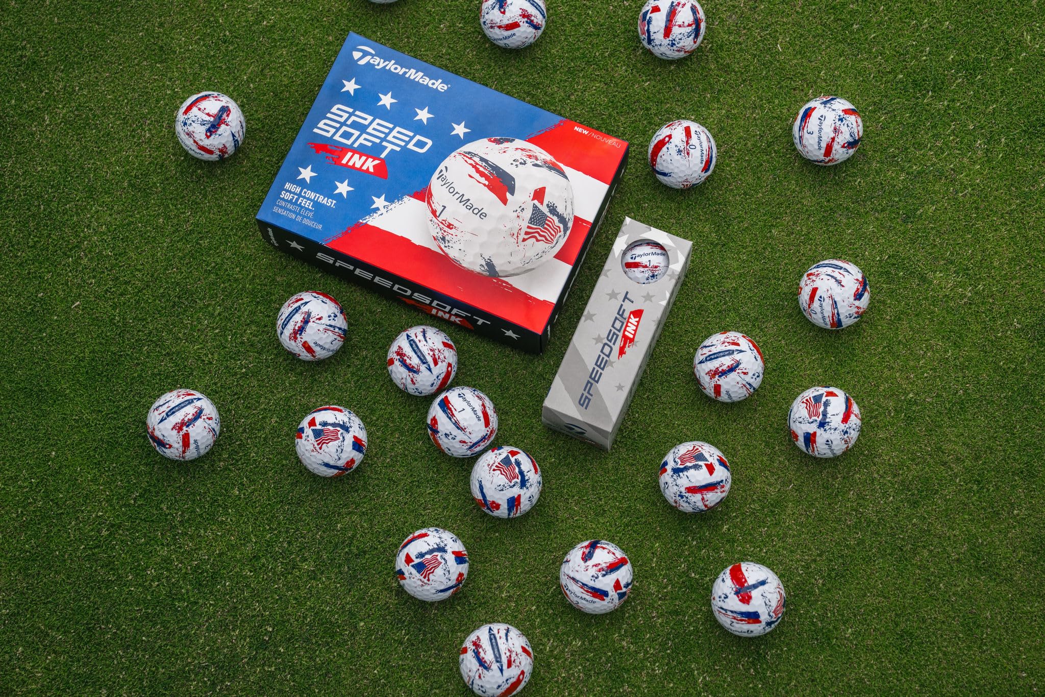 TaylorMade SpeedSoft Golf Balls, Maximum Distance with Ultra-Soft Feel, Perfect for Off The Tee and Around The Green