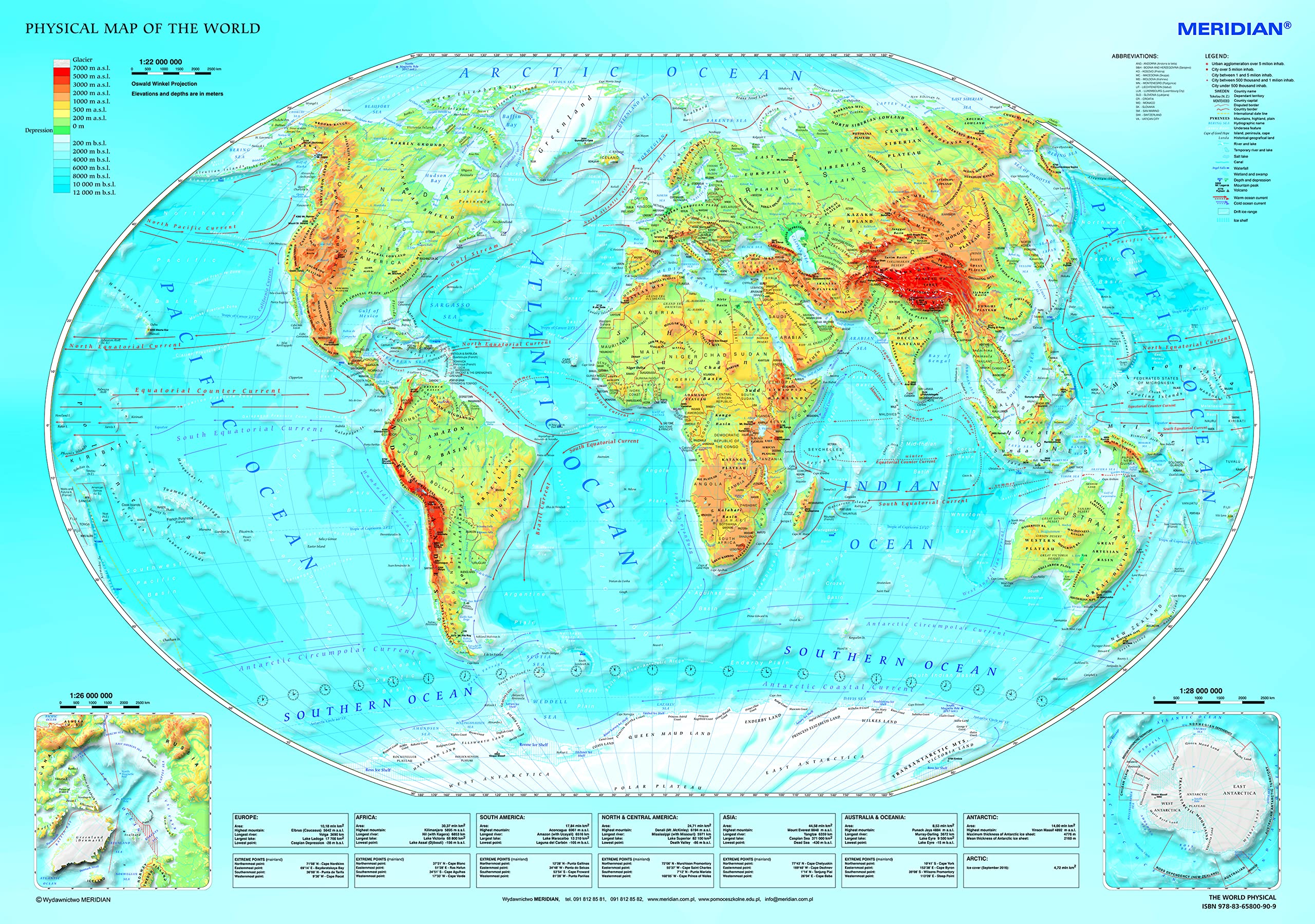Trefl, Puzzle, Mapa físico del Mundo, de 1000 Piezas, Mapa, Mundo, Continente, Océano, Educación, Rompecabezas DIY, Pasatiempo Creativo, Regalo, Diversión — view 2