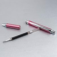 Vista 6 de Pentel PINK BCA EnerGel Alloy RT Premium Liquid Gel Pen, (0.7mm), Medium Line, Pink Barrel, Black Ink, 1 Pack (BL407PBPA)