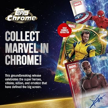 2025 Topps Marvel Studios Chrome - Factory Sealed - Value Box