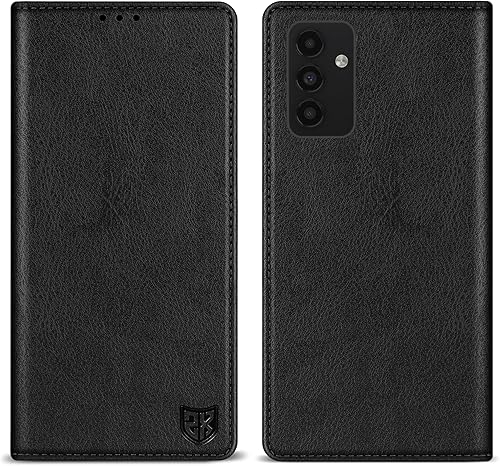 ZZXX Funda tipo cartera para Samsung Galaxy A13 5G con bloqueo RFID, soporte de ranura para tarjetas, funda protectora de cuero magnético fuerte