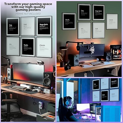 Miniatura 3 de 97 Decor Decoración de sala de juegos para niños, decoración de pared para jugadores, accesorios de pósteres de juegos, imágenes geniales para sala