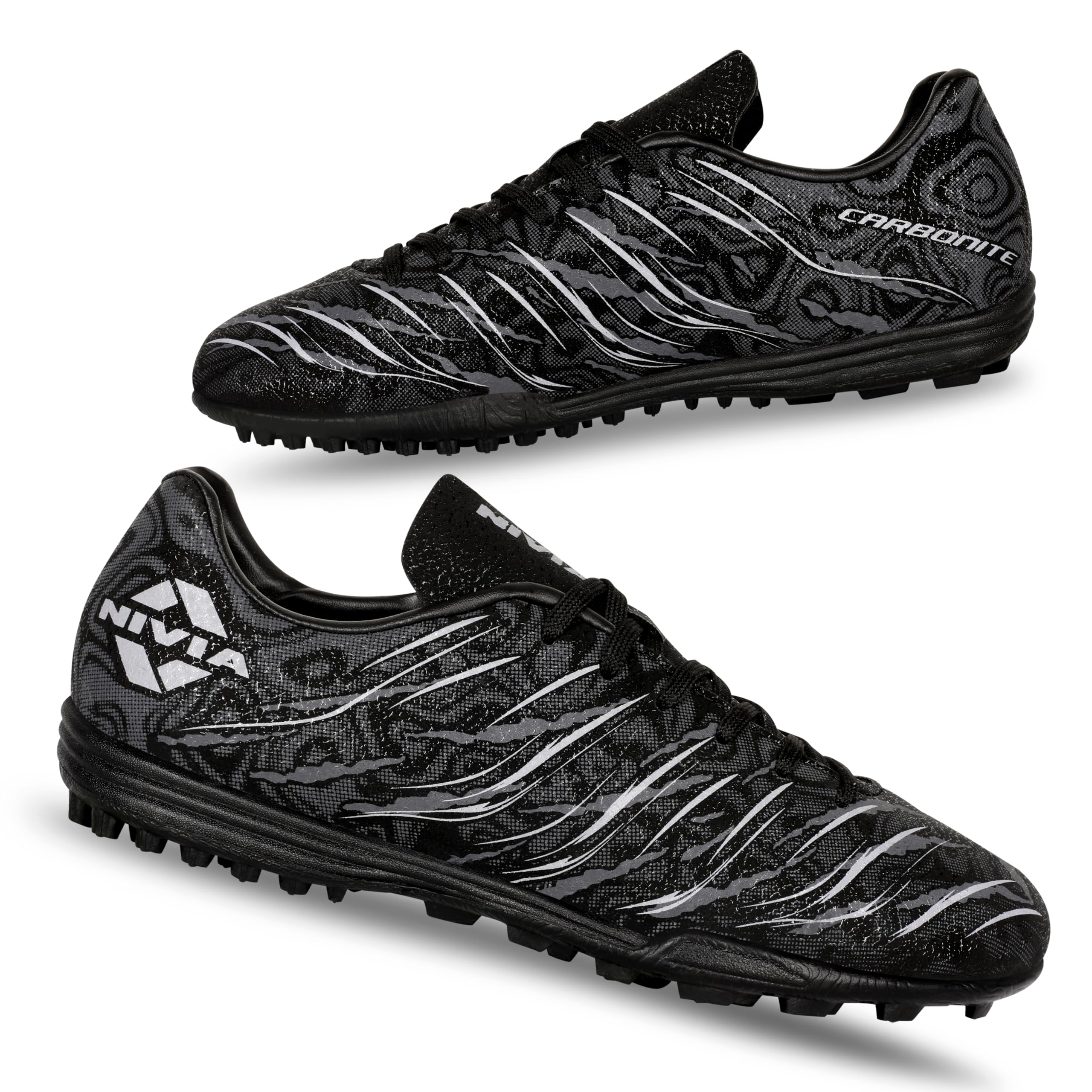 See full amazon price history chart for Nivia Carbonite 6.0 Turf Shoes for Men Rubber Studs with PVC Synthetic Leather Upper/Die Cut Light Weight Insole/Ideal for Hard Surfaces Artificial Turf Surfaces -UK-04(Black) Nivia Carbonite 6.0 Turf Shoes for Men Rubber Studs with PVC Synthetic Leather Upper/Die Cut Light Weight Insole/Ideal for Hard Surfaces Artificial Turf Surfaces -UK-04(Black) (B0CCP9JNXR) Amazon Price History, Amazon Price Tracker