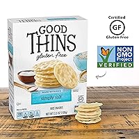 Vista 3 de Good Thins Simply Salt Snacks - Galletas de arroz sin gluten, 3.5 onzas (paquete de 3)