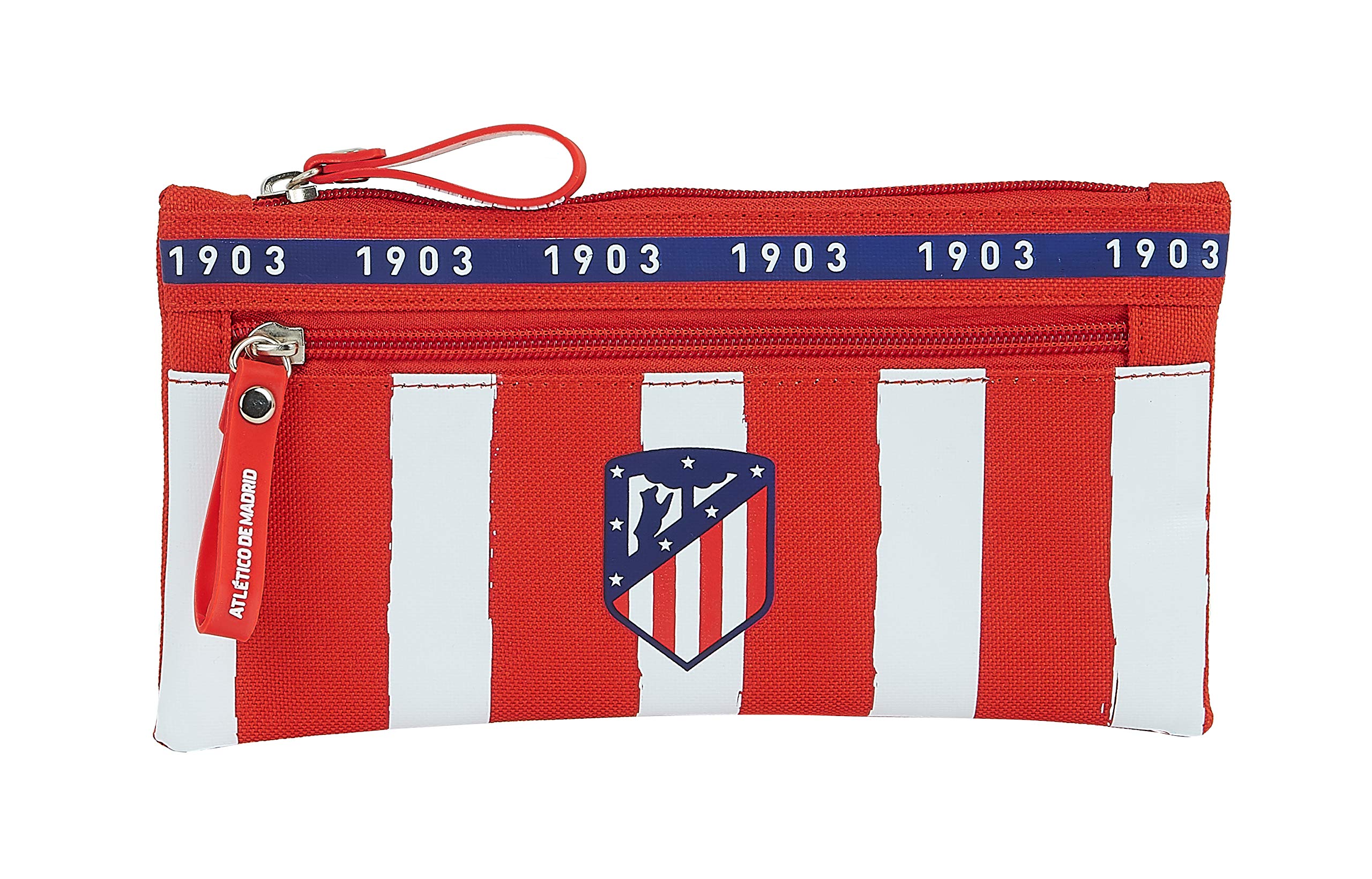 Safta Scarpiera Ufficiale Atletico Madrid: Media, Multiuso, 29x14x15 Cm, 6L, Poliestere Resistente, Rossa/blu/bianca - 4