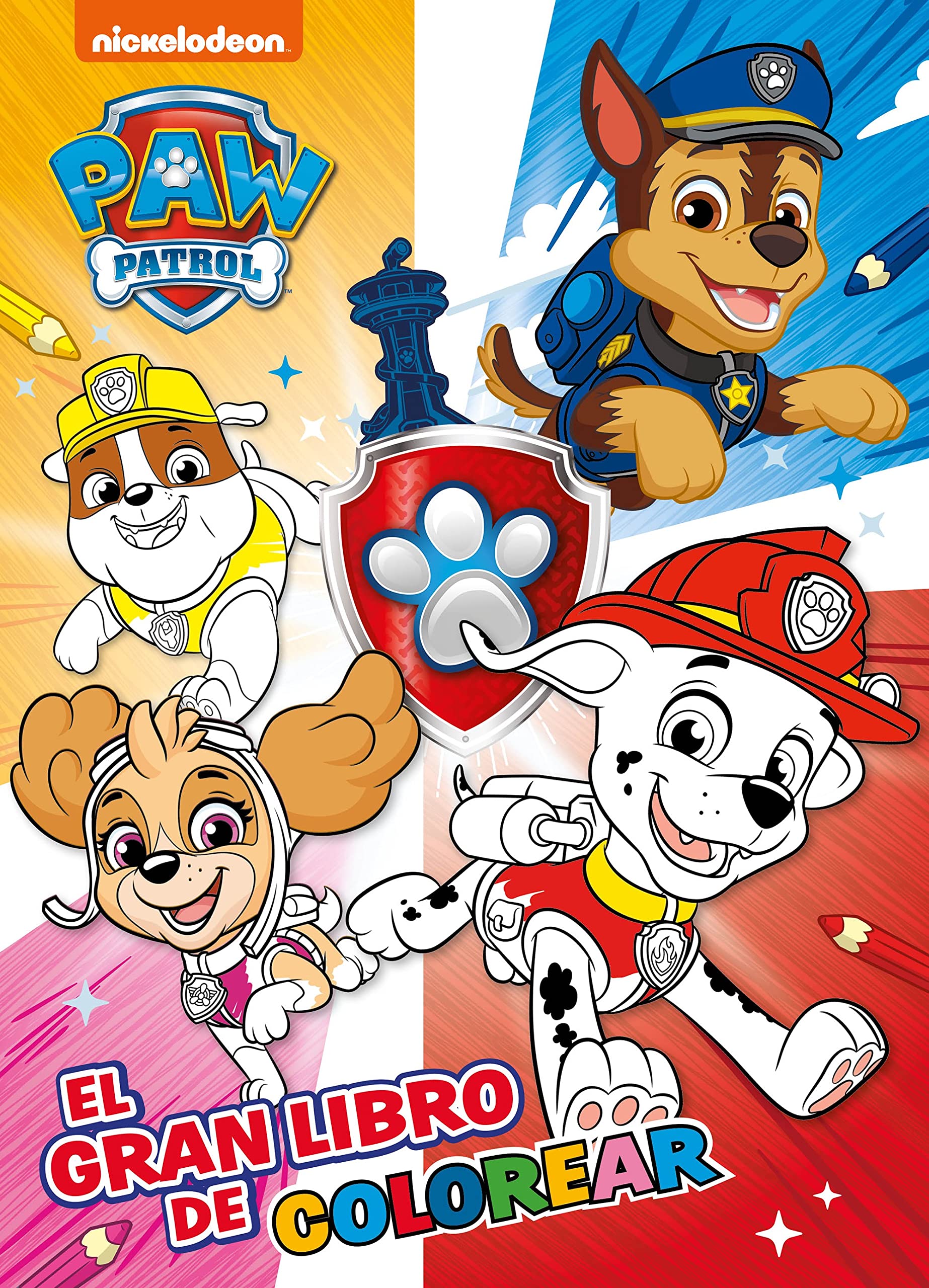 Paw Patrol | Patrulla Canina. Actividades - El gran libro de colorear (Nickelodeon)