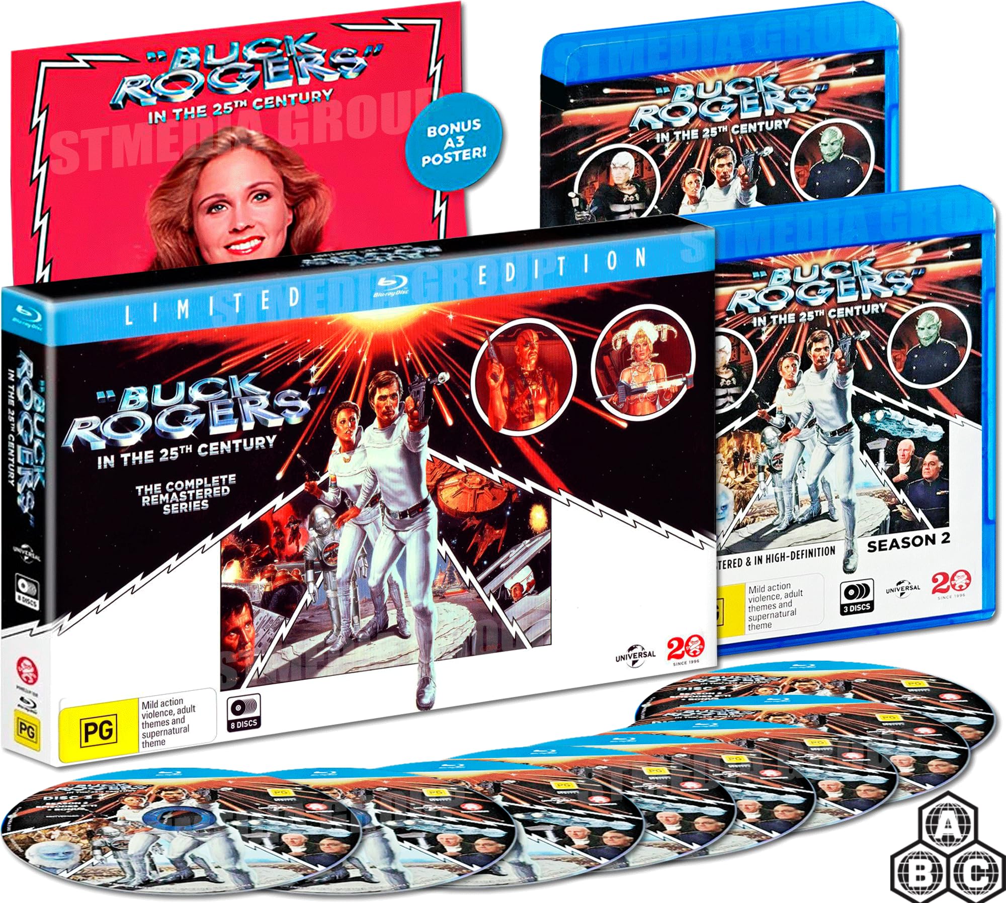 Buck Rogers in the 25th Century: The Complete Series [8-Disc Set] [1979-1981] [Blu-ray] [Region Free]