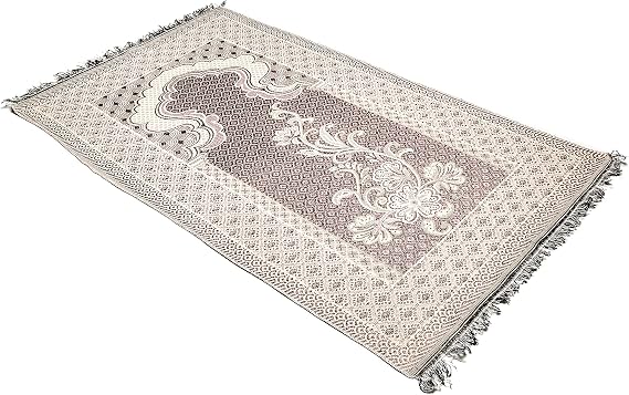 Ottoman Turkish Style Muslim Prayer Rug, Floral Pattern Prayer Mat (Five Thin Prayer Rug)