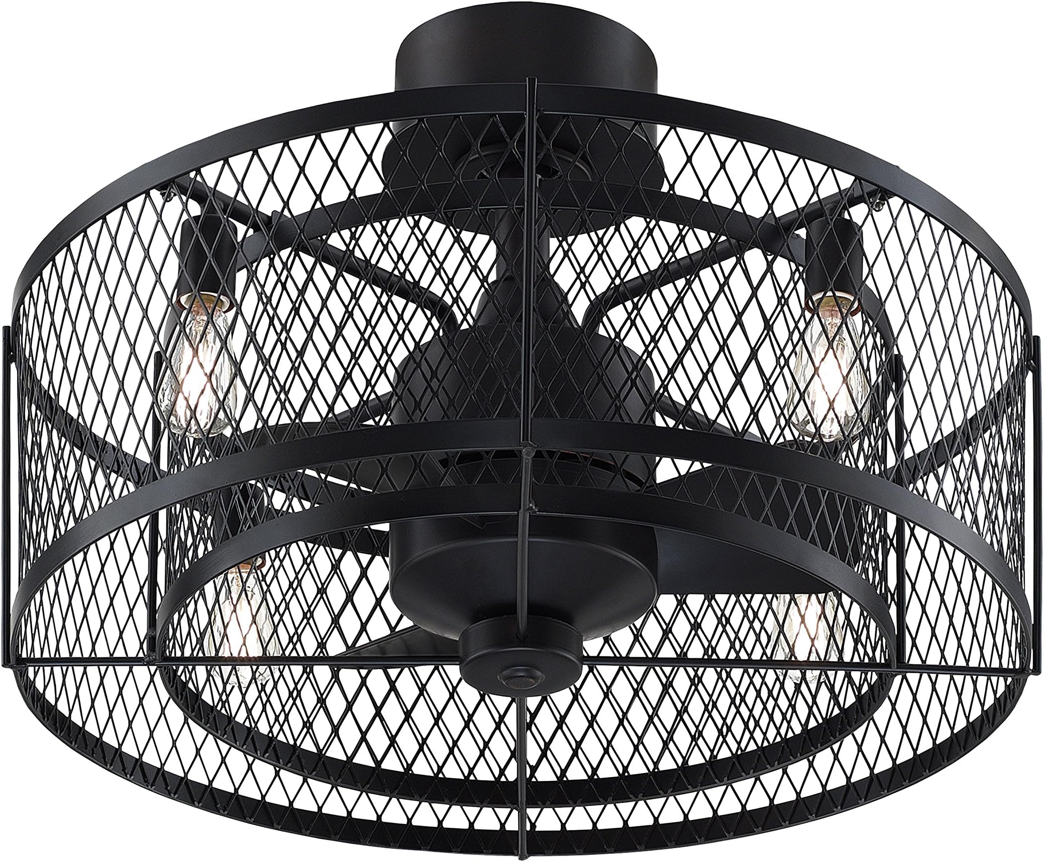 Fanimation Ceiling Fan with LED Light Kit, Metal, Aged Bronze